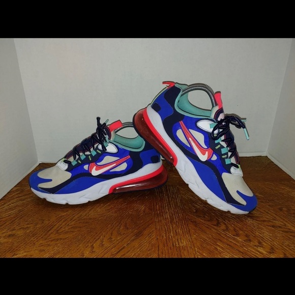 Nike Air Max 270 React SE (GS)Youth size 7 Metallic CU6697 001. - Picture 1 of 11